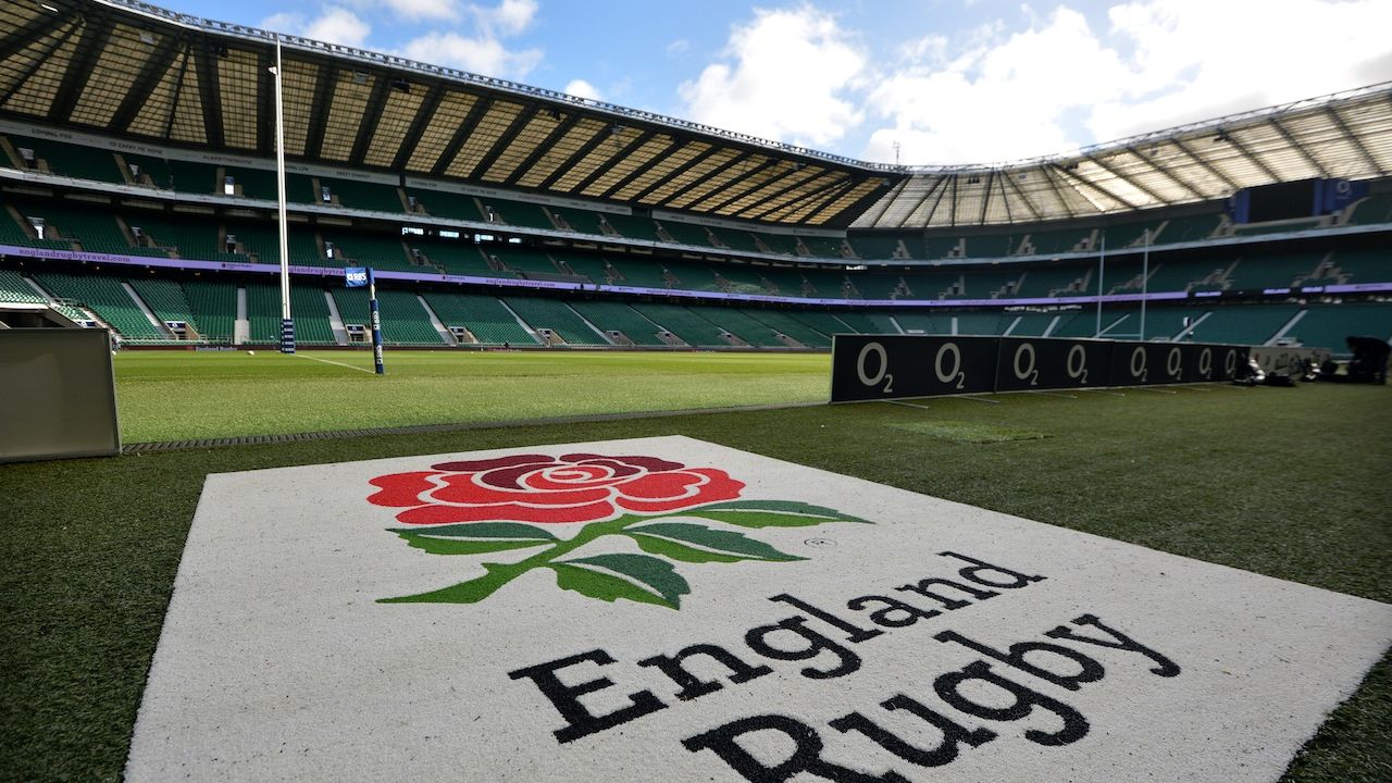 Entrée du terrain du stade de Twickenham